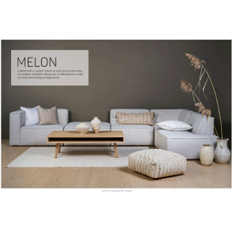 Dīvāns MELON (U veida)(Modulārs)